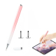 Stylet Tactile Capacitif Pour Smartphone Et Tablette Avec Disque Transparent 7 Mm Sans Recharge Et 2 Embouts De Rechange - ww...