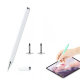 Stylet Tactile Capacitif Pour Smartphone Et Tablette Avec Disque Transparent 7 Mm Sans Recharge Et 2 Embouts De Rechange - ww...