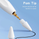 Stylet Actif Capacitif Universel Pour Tablette Anti Touches Accidentelles Aimanté Sans Appairage Autonomie 6 H Charge Rapide ...