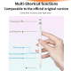 Stylet Capacitif Bluetooth Pour iPad Écriture Fluide Sans Délai Autonomie 8 H Détection De L’inclinaison Connecteur 8 Pin - w...