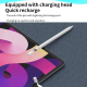 Stylet Capacitif Bluetooth Pour iPad Écriture Fluide Sans Délai Autonomie 8 H Détection De L’inclinaison Connecteur 8 Pin - w...