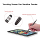 Stylet Universel Pour Écran Tactile À Double Embout Tissu Et Silicone En Aluminium Pour Smartphone Et Tablette 140 Mm 30 G - ...