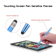 Stylet Universel Pour Écran Tactile À Double Embout Tissu Et Silicone En Aluminium Pour Smartphone Et Tablette 140 Mm 30 G - ...