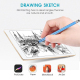 Stylet Universel Pour Écran Tactile À Double Embout Tissu Et Silicone En Aluminium Pour Smartphone Et Tablette 140 Mm 30 G - ...