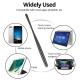 Stylet Pour Écran Tactile À Embout En Tissu En Aluminium Compatible Tablette Et Smartphone 150 X 10 Mm 15 G - www.yonis-shop.com