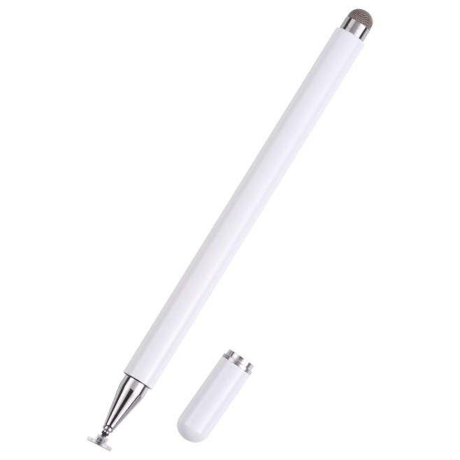Stylet Capacitif Universel Pour Écrire Dessiner Et Annoter Embout Disque En Silicone Transparent Compatible iOS Android - www...