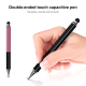 Stylet Capacitif Métal 2 En 1 Pour Écrire Et Dessiner Sur Écrans Tactiles iOS Android - www.yonis-shop.com