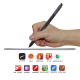PROHIB Stylet Haute Sensibilité Jaune Pour Un Contrôle Précis Écran Protégé Design Intelligent Et Portable - www.yonis-shop.com