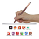 PROHIB Stylet Haute Sensibilité Jaune Pour Un Contrôle Précis Écran Protégé Design Intelligent Et Portable - www.yonis-shop.com