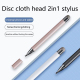 Stylet Tactile Capacitif 2 Pièces Pour Écriture Et Dessin Double Embout Sans Recharge Pointe Fine Pour Écrans Capacitifs - ww...
