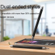 Stylet Tactile Capacitif 2 Pièces Pour Écriture Et Dessin Double Embout Sans Recharge Pointe Fine Pour Écrans Capacitifs - ww...