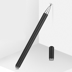 Stylet Tactile À Disque Pour Tablettes Et Smartphones Avec Capuchon Magnétique Et Pointe De Rechange