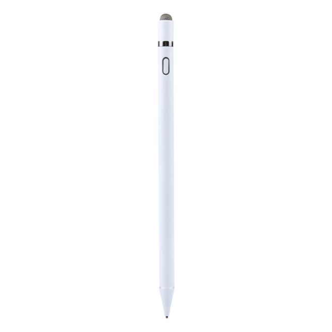 Stylet Capacitif Actif Universel Pour Écrans Tactiles Pointe Fine Autonomie De 8 À 10 Heures Rechargeable Micro USB Sans Blue...