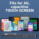 Stylet Tactile Pour Smartphone Et Tablette Écriture Fluide Embout Doux Compatible iOS Et Android Compact 14 cm - www.yonis-sh...