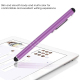 Stylet Tactile Pour Smartphone Et Tablette Écriture Fluide Embout Doux Compatible iOS Et Android Compact 14 cm - www.yonis-sh...