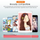 Stylet Capacitif Universel Pour Écrire Et Dessiner Pointe Disque Transparente Précise Compatible iOS Et Android - www.yonis-s...