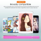 Stylet Capacitif Universel Pour Écrire Et Dessiner Pointe Disque Transparente Précise Compatible iOS Et Android - www.yonis-s...