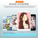 Stylet Capacitif Universel Pour Écrire Et Dessiner Pointe Disque Transparente Précise Compatible iOS Et Android - www.yonis-s...