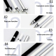 Stylet Capacitif 2 En 1 Pour Écran Tactile Avec Pointe Disque Transparente 7 Mm Et Recharge D’écriture - www.yonis-shop.com