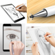 Stylet Capacitif 2 En 1 Pour Écran Tactile Avec Pointe Disque Transparente 7 Mm Et Recharge D’écriture - www.yonis-shop.com