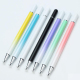Stylet Capacitif Pour Smartphone Et Tablette Avec Embout Disque Transparent 7 Mm Bouchon Magnétique Sans Recharge Pointe De R...