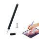 Stylet Capacitif Pour Smartphone Et Tablette Avec Embout Disque Transparent 7 Mm Bouchon Magnétique Sans Recharge Pointe De R...