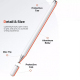 Stylet Capacitif Pour Smartphone Et Tablette Avec Pointe Disque Transparente 7 Mm Sans Recharge Et Capuchon Magnétique - www....