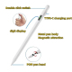 Stylet Tactile USB C Pour iPhone iPad Et Android Avec Affichage De Batterie Embout POM Et Fixation Magnétique - www.yonis-sho...