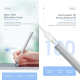 Stylet Tactile Pour Tablette Avec Embout Souple Rechargeable USB-C Rejet De Paume Dessin Incliné 70 Heures - www.yonis-shop.com
