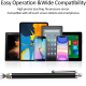 Stylet Capacitif Universel Pour Smartphone Et Tablette Embout En Fibre Argentée N'Endommage Pas L'Écran Cordon Anti Perte - w...