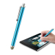 Stylet Capacitif Universel Pour Smartphone Et Tablette Embout En Fibre Argentée N'Endommage Pas L'Écran Cordon Anti Perte - w...
