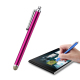 Stylet Capacitif Universel Pour Smartphone Et Tablette Embout En Fibre Argentée N'Endommage Pas L'Écran Cordon Anti Perte - w...