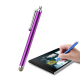 Stylet Capacitif Universel Pour Smartphone Et Tablette Embout En Fibre Argentée N'Endommage Pas L'Écran Cordon Anti Perte - w...