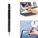 Stylet Capacitif 2 En 1 Pour Smartphone Et Tablette Avec Pointe Disque Précise Et Fibre Argentée Sans Recharge - www.yonis-sh...
