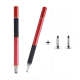 Stylet Capacitif 2 En 1 Pour Smartphone Et Tablette Avec Pointe Disque Précise Et Fibre Argentée Sans Recharge - www.yonis-sh...
