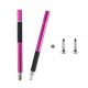 Stylet Capacitif 2 En 1 Pour Smartphone Et Tablette Avec Pointe Disque Précise Et Fibre Argentée Sans Recharge - www.yonis-sh...