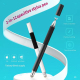 Stylet Capacitif 2 En 1 Pour Smartphone Et Tablette Avec Pointe Disque Précise Et Fibre Argentée Sans Recharge - www.yonis-sh...