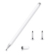 Stylet Tactile Capacitif Pour Smartphone Et Tablette Sans Recharge Disque Silicone Transparent 7 Mm Capuchon Magnétique - www...