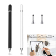 Stylet Tactile Capacitif Pour Smartphone Et Tablette Sans Recharge Disque Silicone Transparent 7 Mm Capuchon Magnétique - www...