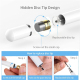 Stylet Tactile Capacitif Pour Écriture Et Dessin Disque Transparent 7 Mm 2 Pointes Remplaçables Capuchon Magnétique Pour Smar...