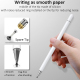 Stylet Tactile Capacitif Pour Écriture Et Dessin Disque Transparent 7 Mm 2 Pointes Remplaçables Capuchon Magnétique Pour Smar...