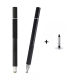 Stylet Capacitif 2 En 1 Pour Smartphone Et Tablette Tête Disque Précise 7 Mm Fibre Argentée 6 Mm Sans Recharge - www.yonis-sh...