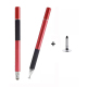 Stylet Capacitif 2 En 1 Pour Smartphone Et Tablette Tête Disque Précise 7 Mm Fibre Argentée 6 Mm Sans Recharge - www.yonis-sh...