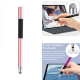 Stylet Capacitif 2 En 1 Pour Smartphone Et Tablette Tête Disque Précise 7 Mm Fibre Argentée 6 Mm Sans Recharge - www.yonis-sh...
