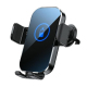 Support De Téléphone Voiture Avec Chargeur Sans Fil 15W Fixation Grille D’Aération Détection Automatique Et Serrage À Une Main