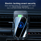 Support De Téléphone Voiture Avec Chargeur Sans Fil 15W Fixation Grille D’Aération Détection Automatique Et Serrage À Une Mai...