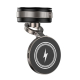 Support De Téléphone Pour Voiture Magnétique À Ventouse Avec Charge Sans Fil 15 W Aimants N52 Rotation 360 Degrés - www.yonis...