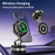 Support De Téléphone Pour Voiture Magnétique À Ventouse Avec Charge Sans Fil 15 W Aimants N52 Rotation 360 Degrés - www.yonis...