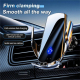 Support Téléphone Voiture Magnétique Pour Grille D’Aération Avec Charge Sans Fil 15 W Détection Intelligente Et 3 Embouts Mag...