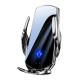 Support Téléphone Voiture Magnétique Pour Grille D’Aération Avec Charge Sans Fil 15 W Détection Intelligente Et 3 Embouts Mag...